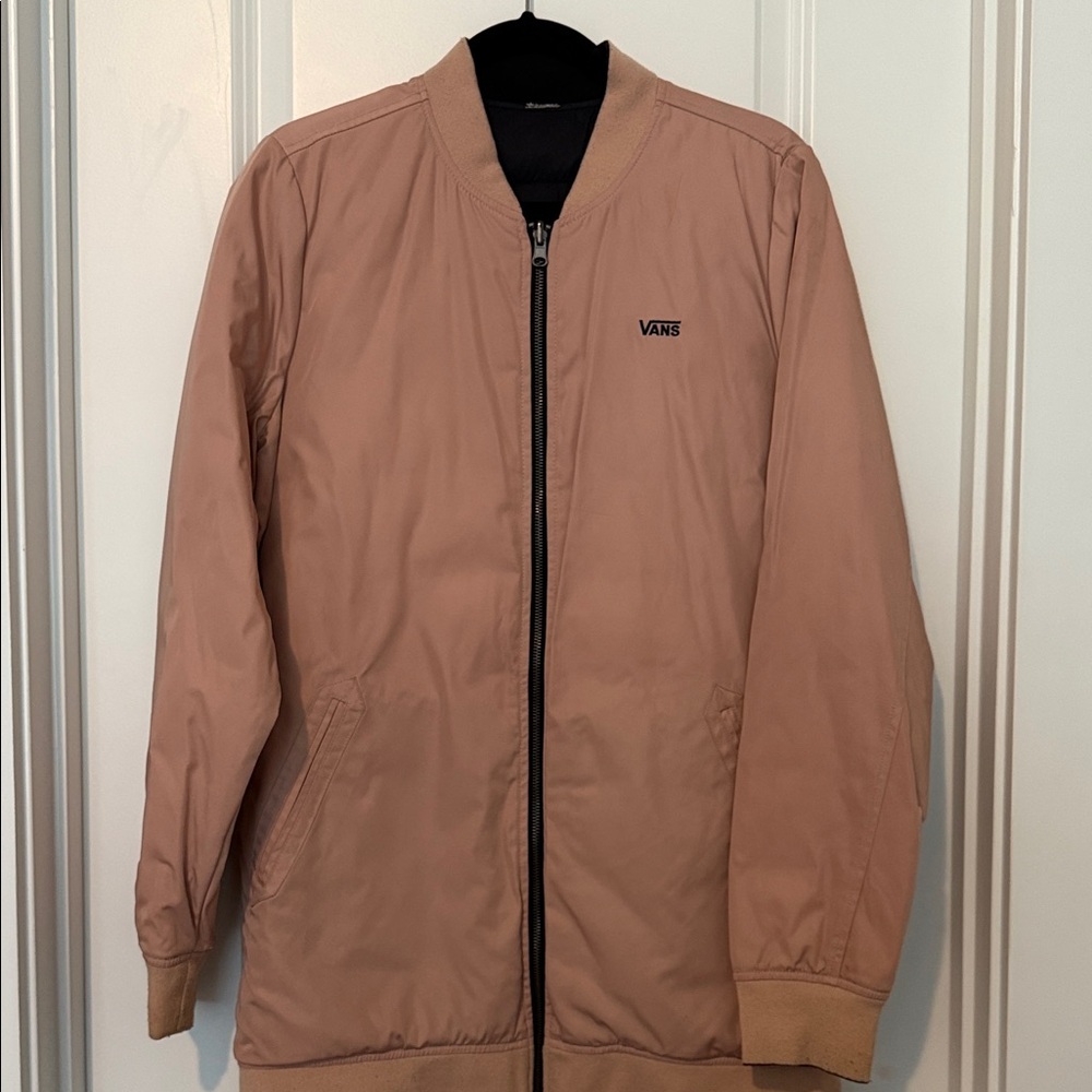 Vans Men's Beige Bomber Jacket